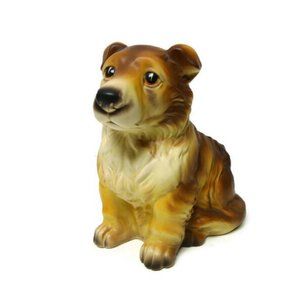 VTG Napcoware  sheltie dog planter . made in Japan